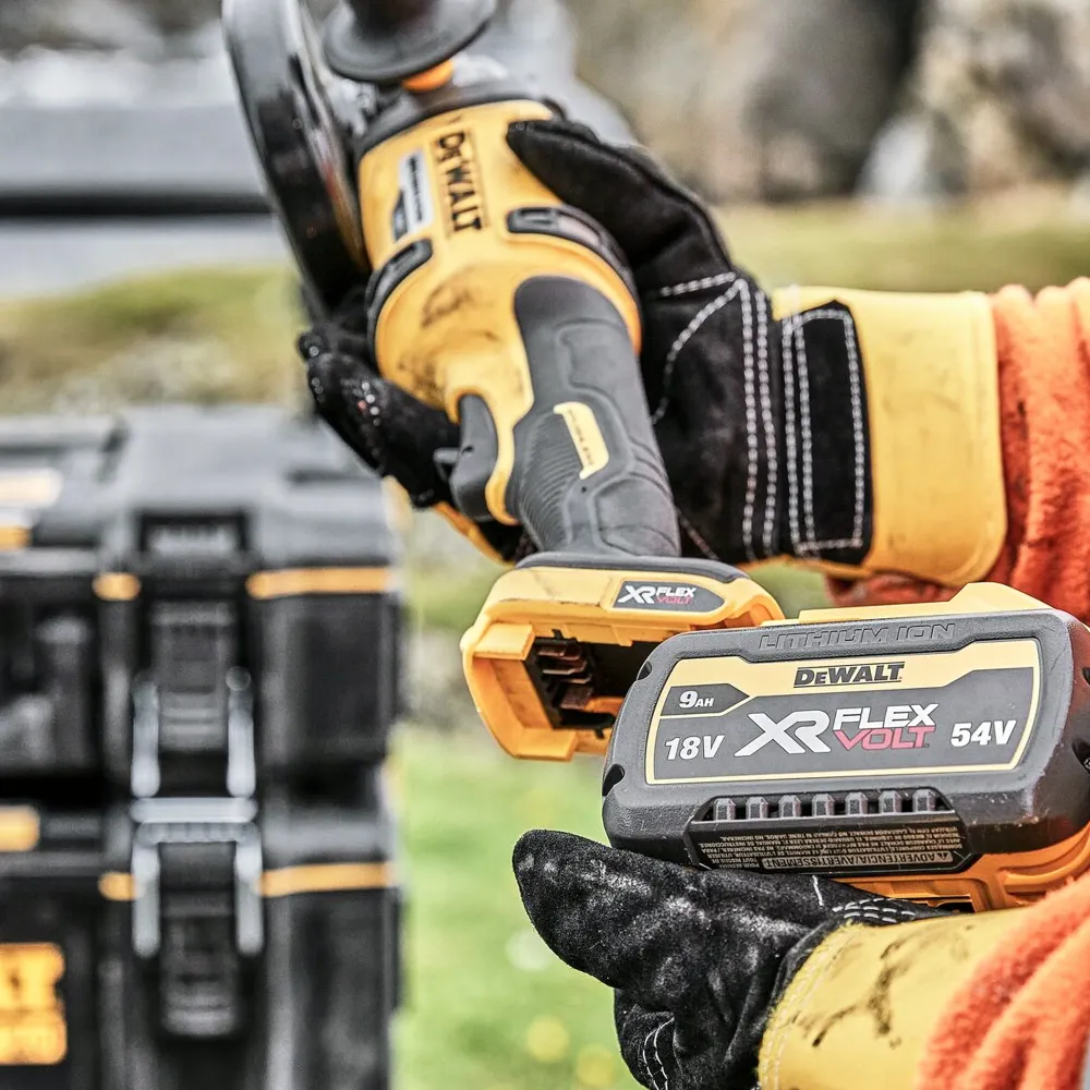 Dewalt DCG418X2-QW 54V 9Ah vinkelslip