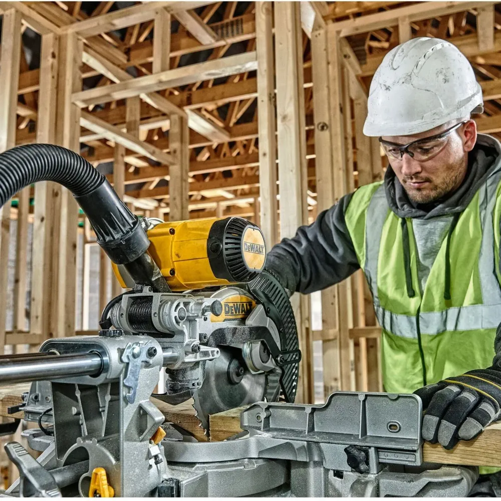 Dewalt DWS727-QS 250mm 1675W Kap- och geringssåg