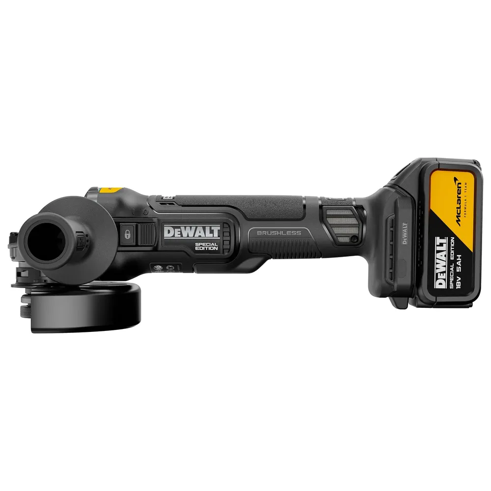 Dewalt McLaren DCG45MP2T-QW 18V 5Ah vinkelslip