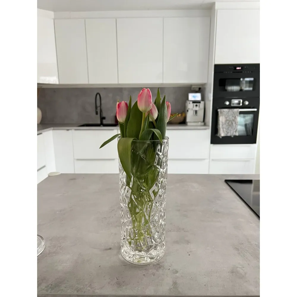 Dorre Elegant Vas rund glas höjd 24,5 cm