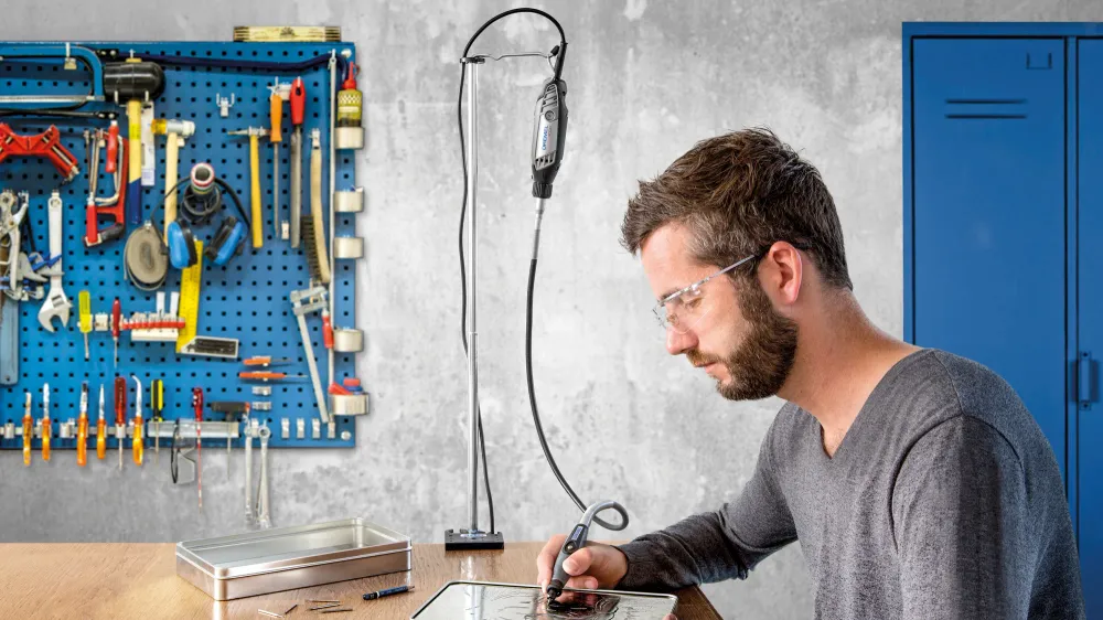 DREMEL MASKINSTATIV BÖJLIG AXEL 2222