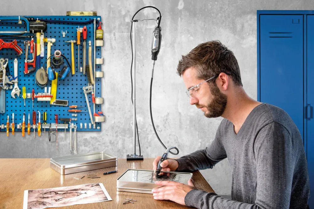 DREMEL MASKINSTATIV BÖJLIG AXEL 2222