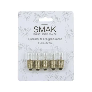 Elflugan Grande Glödlampa 5-Pack