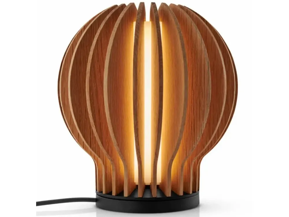 Eva Solo Bordslampa RADIANT 15 cm, LED, ljusbrun, trä