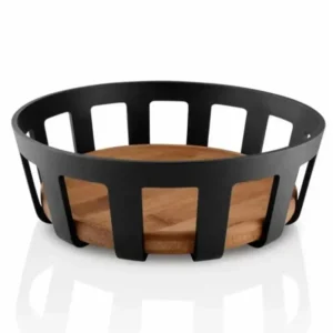 Eva Solo Brödkorg NORDIC KITCHEN 22 x 7 cm, svart, plast/bambu