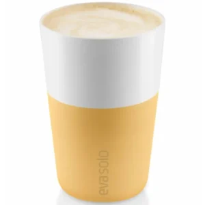 Eva Solo Caffe latte-mugg, set i 2 delar, 360 ml, gul