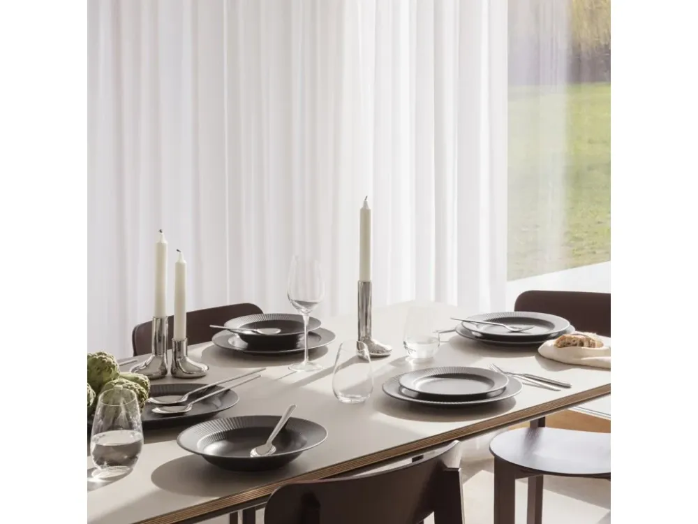 Eva Solo Dessertallrik LEGIO NOVA 19 cm, svart, stengods