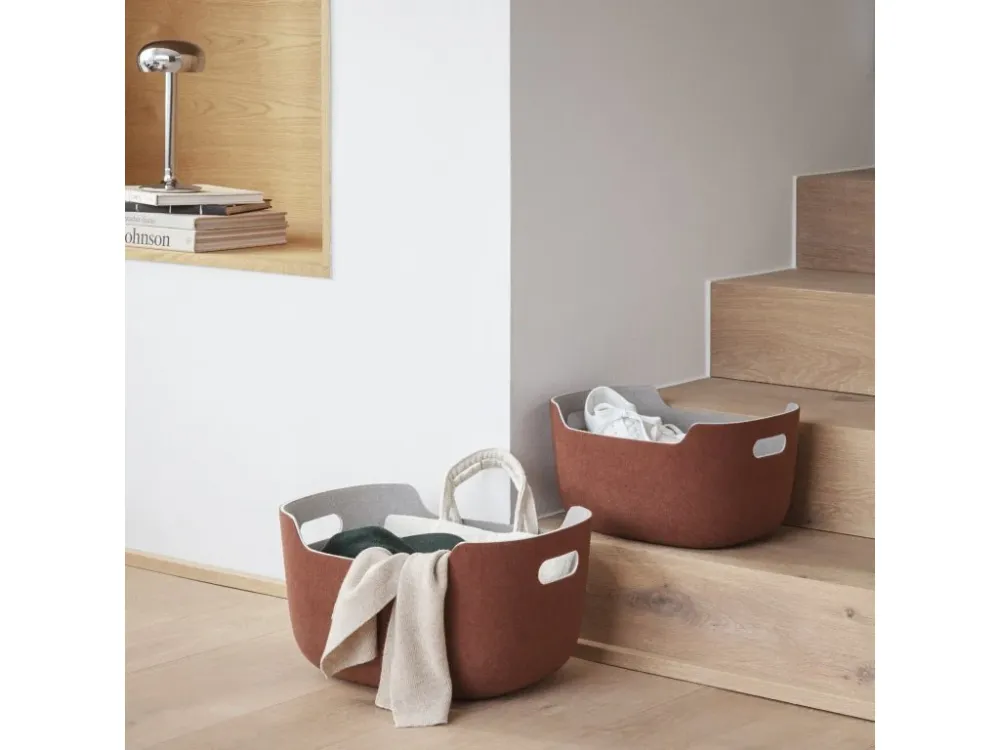 Eva Solo Förvaringskorg TIDY 40 x 22 cm, rödbrun, plast