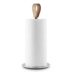 Eva Solo Hållare hushållspapper 23,4 cm, läderhandtag, rostfritt stål