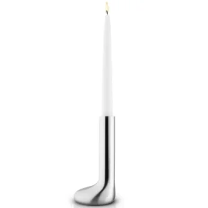 Eva Solo Hållare för middagsljus MELLOW 16 cm, silver, rostfritt stål
