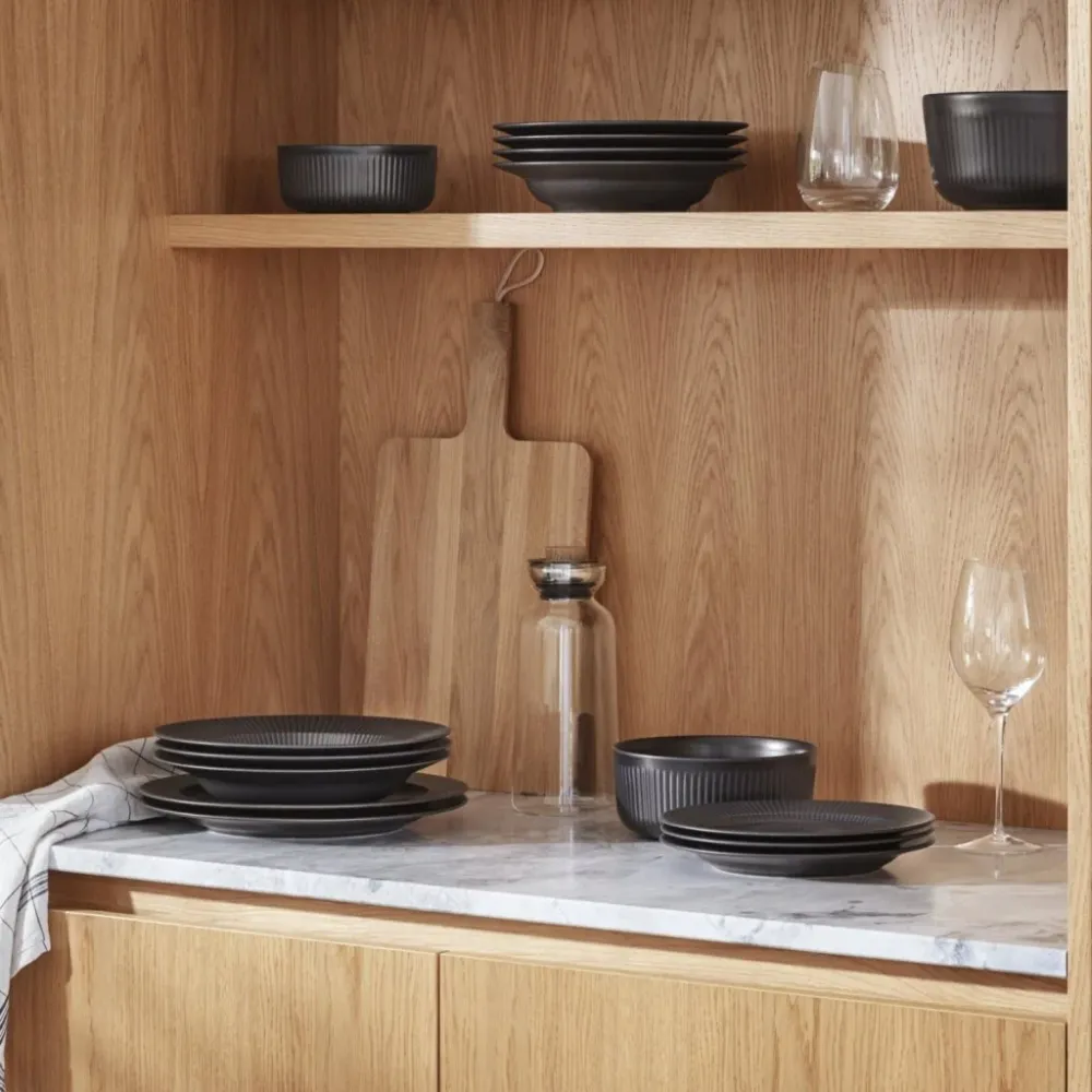 Eva Solo Middagstallrik LEGIO NOVA 25 cm, svart, stengods