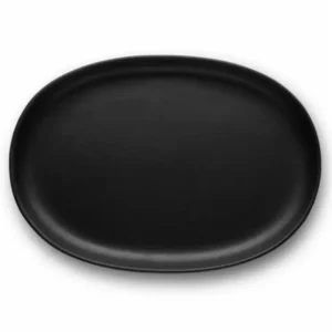 Eva Solo Middagstallrik NORDIC KITCHEN 26 cm, oval, svart, stengods