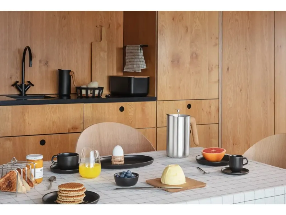 Eva Solo Middagstallrik NORDIC KITCHEN 26 cm, oval, svart, stengods