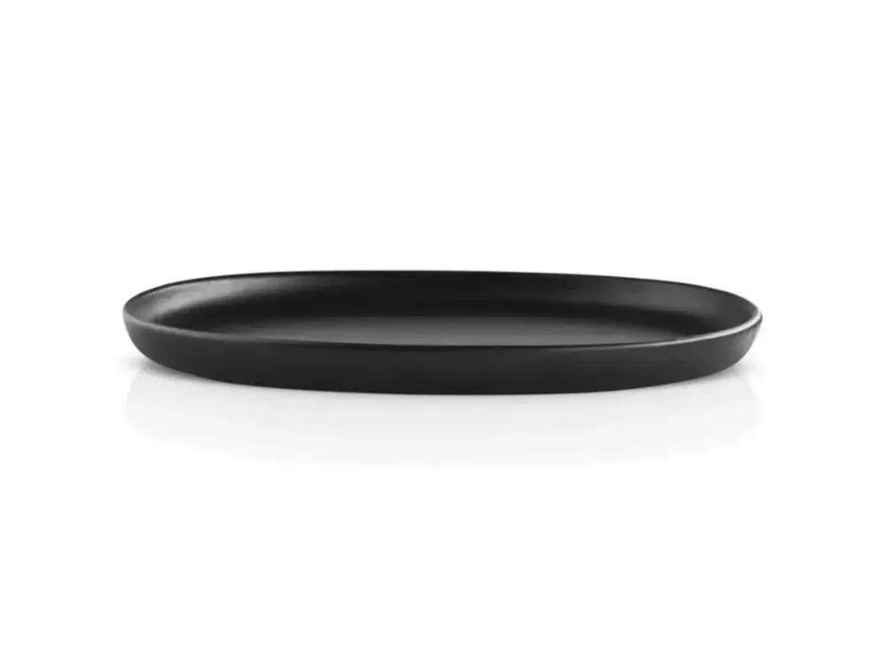 Eva Solo Middagstallrik NORDIC KITCHEN 26 cm, oval, svart, stengods