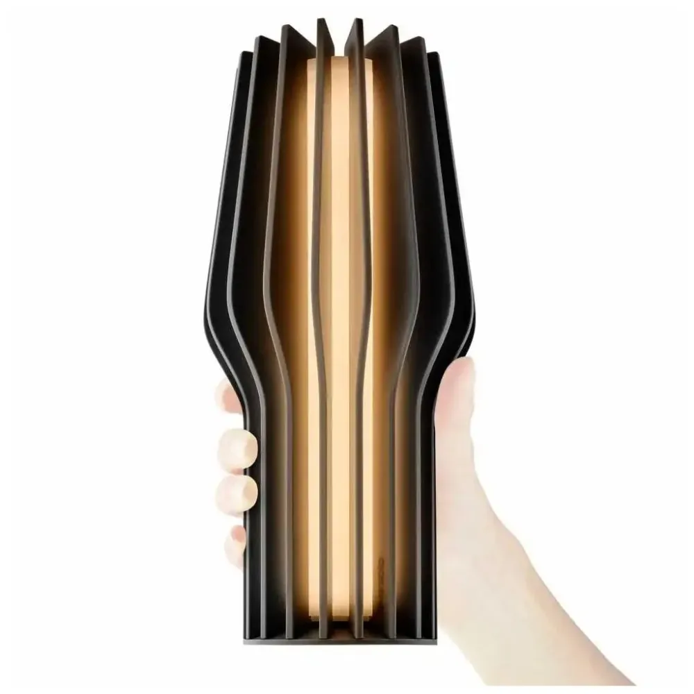 Eva Solo Portabel bordslampa RADIANT 25 cm, LED, svart, plast