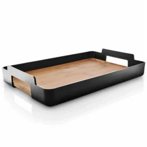 Eva Solo Serveringsbricka NORDIC KITCHEN 50 x 35 cm, svart, plast/bambu