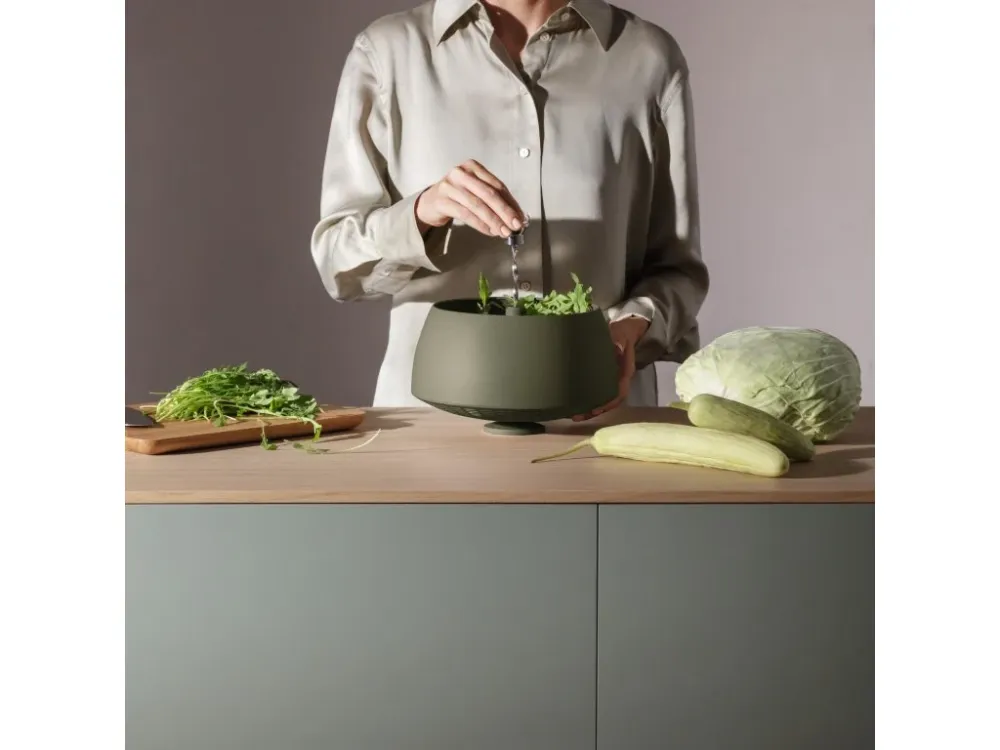 Eva Solo Snurrande durkslag GREEN TOOL 24 cm, grön, rostfritt stål/plast