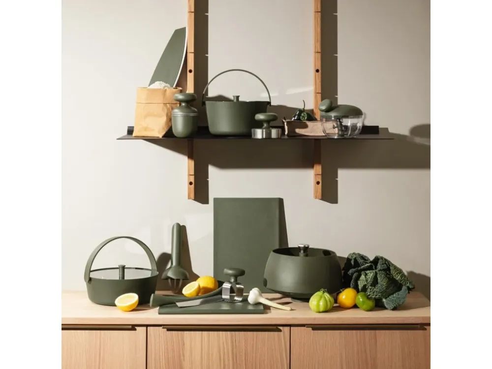 Eva Solo Snurrande durkslag GREEN TOOL 24 cm, grön, rostfritt stål/plast