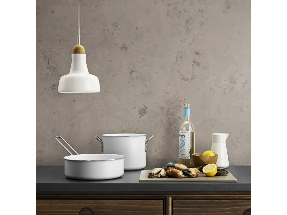 Eva Solo Stekpanna WHITE LINE 24 cm, non-stick, vit