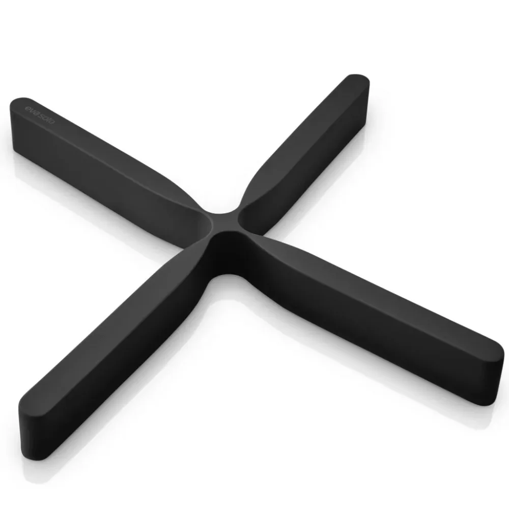 Eva Solo Underläggsplatta FLEX 21 cm, svart, silikon