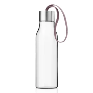 Eva Solo Vattenflaska 500 ml, med korallfärgad rem, plast