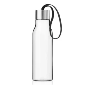 Eva Solo Vattenflaska 500 ml, med svart rem, plast