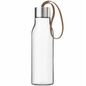 Eva Solo Vattenflaska 500 ml, moccafärgad rem, plast