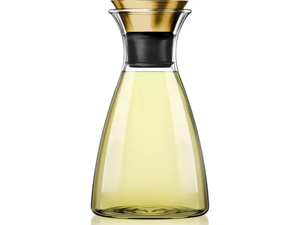 Eva Solo Vattenkaraff 1 l, lock i mässing, glas