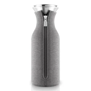 Eva Solo Vattenkaraff 1 l, med isolerande lock, grå, glas