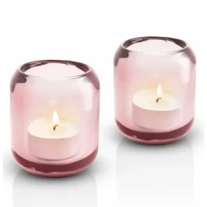 Eva Solo Värmeljushållare ACORN set i 2 delar, rosa