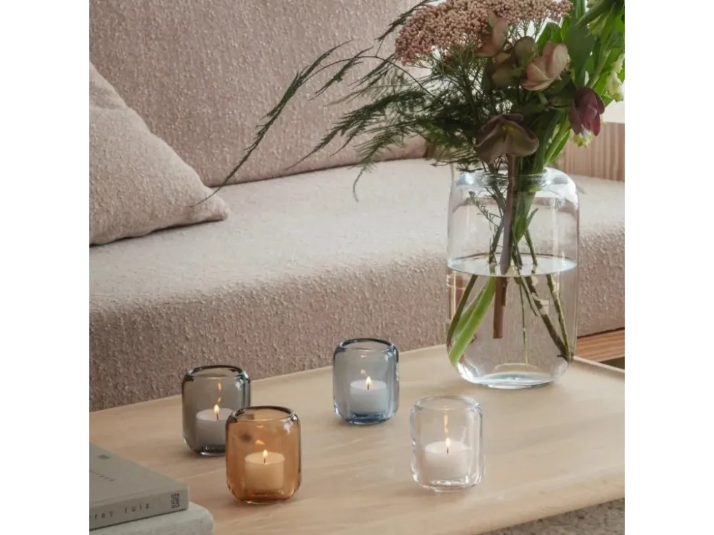 Eva Solo Värmeljushållare ACORN set i 2 delar, rosa