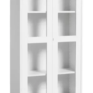 Falsterbo Vitrinskåp 190 cm - Vit