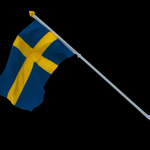 FASADSET SVERIGE FLAGGA 130CM