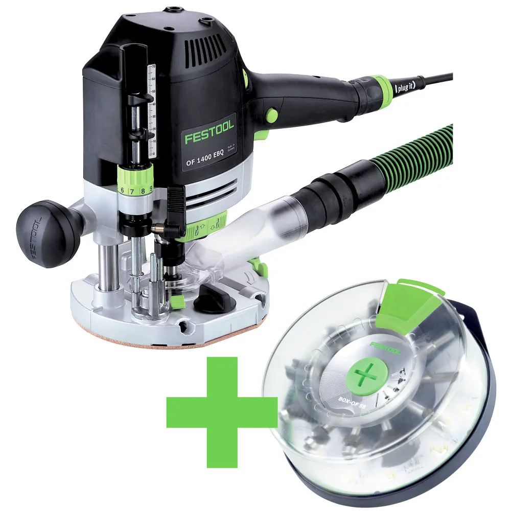 Festool 1400 EBQ-Plus + Box--S fräsmaskin