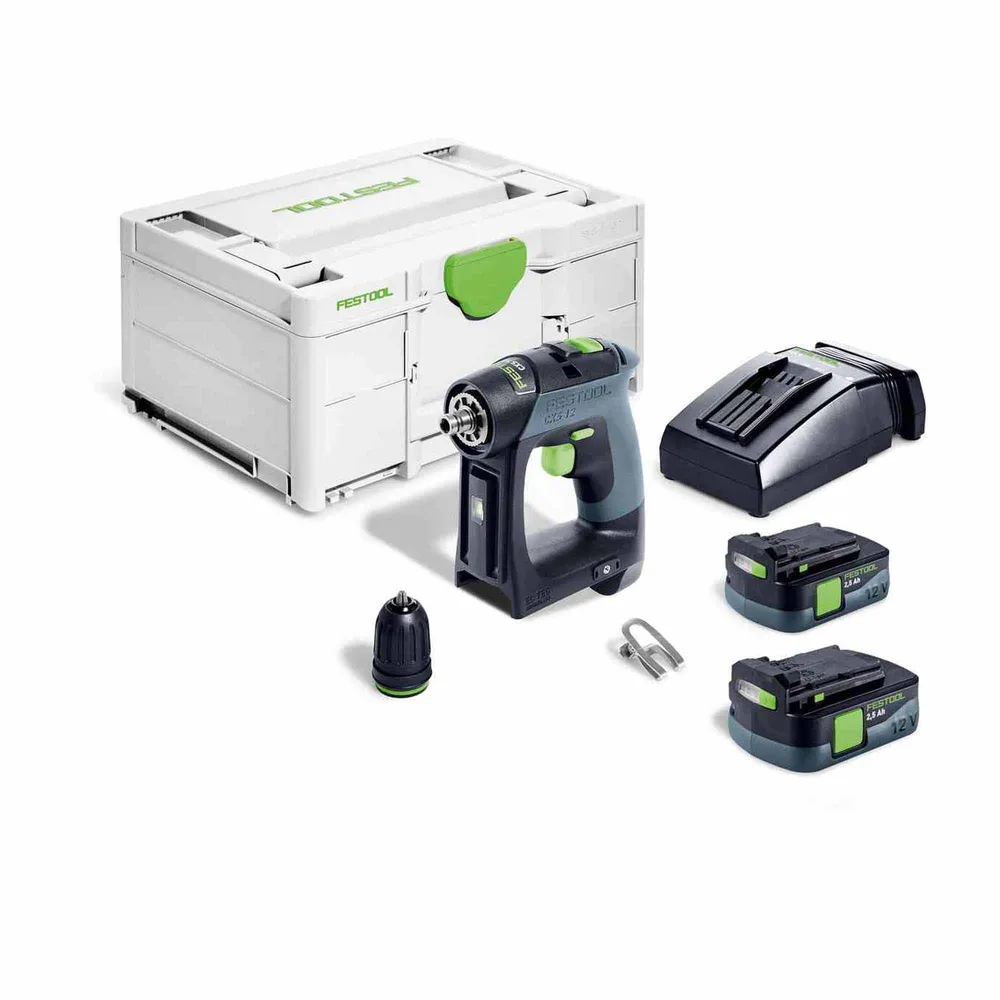 Festool CXS 12 2,5-Plus Borrmaskin