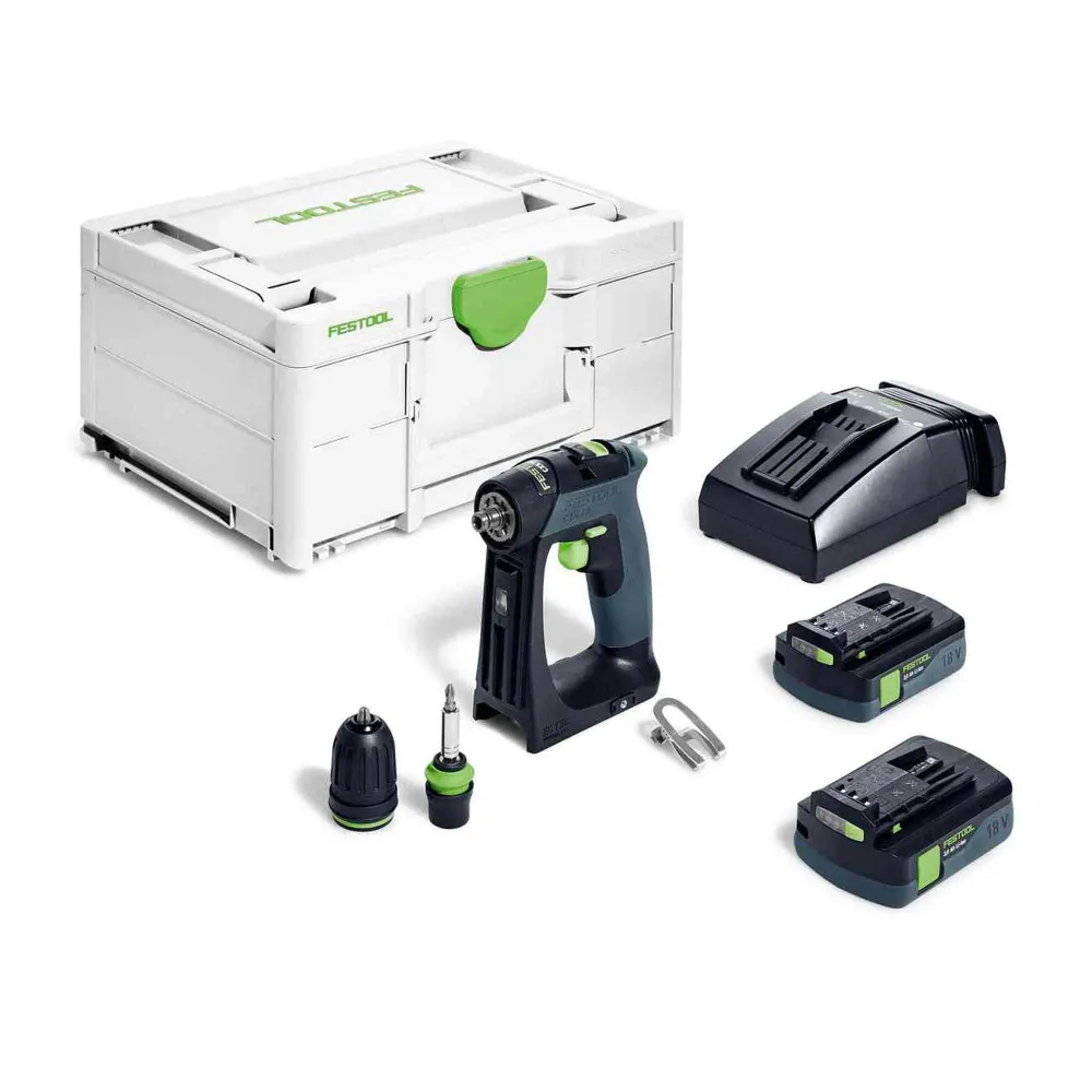 Festool CXS C 3.0-Plus 18V 3Ah borrskruvdragare