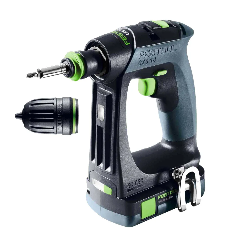 Festool CXS C 3.0-Plus 18V 3Ah borrskruvdragare