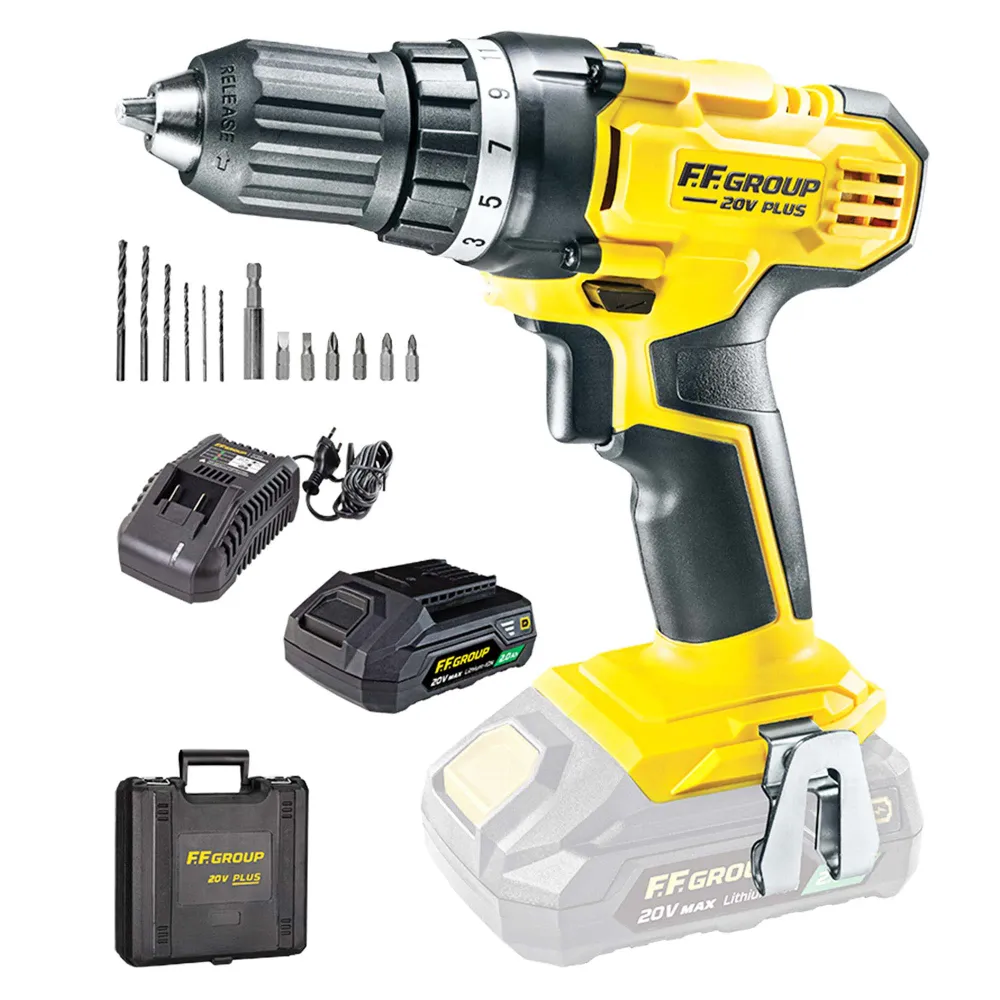 FFgroup CDD/35 20V 2Ah skruvmejsel