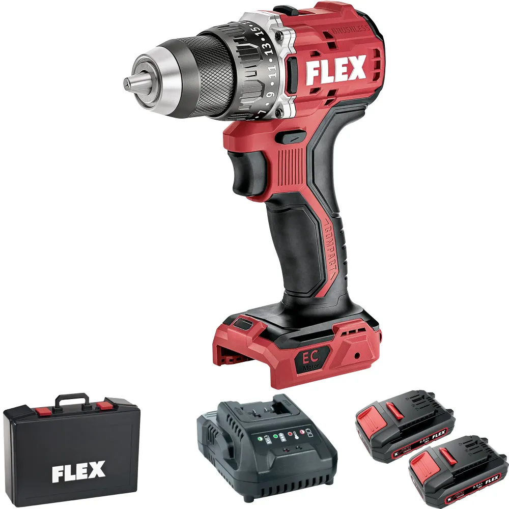 Flex PD 2G EC LD C 18V 2,5Ah sladdlös borrskruvdragare