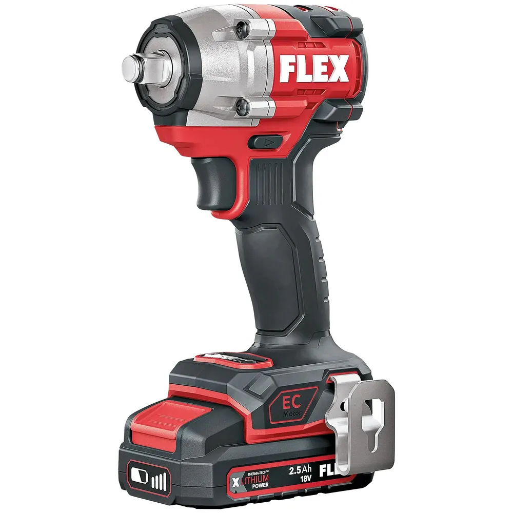 Flex 18 V IW 1/2" 400 EC 18V 2,5Ah slagskruvmejsel