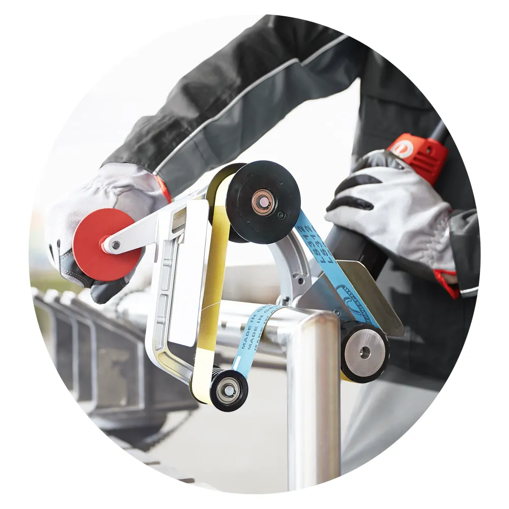 Flex BSE 14-3 INOX Satin Finishing-maskinsats