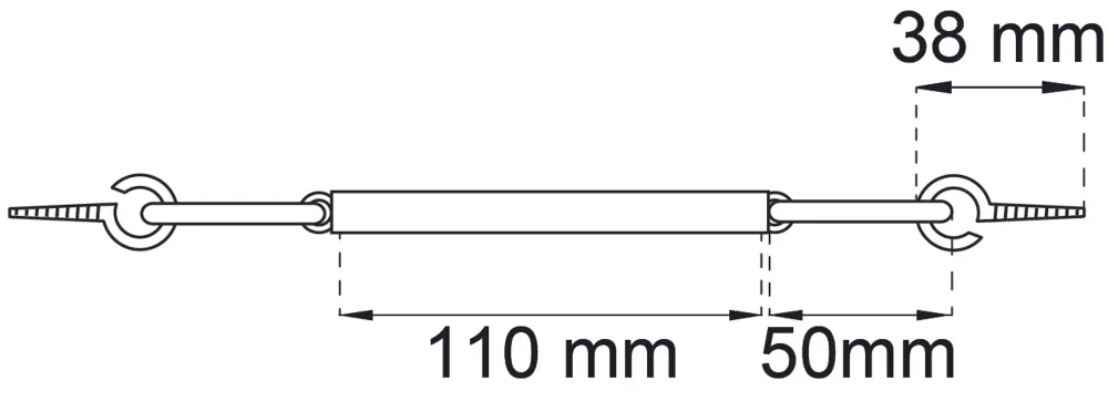 FÖNSTERKEDJA 35 110MM