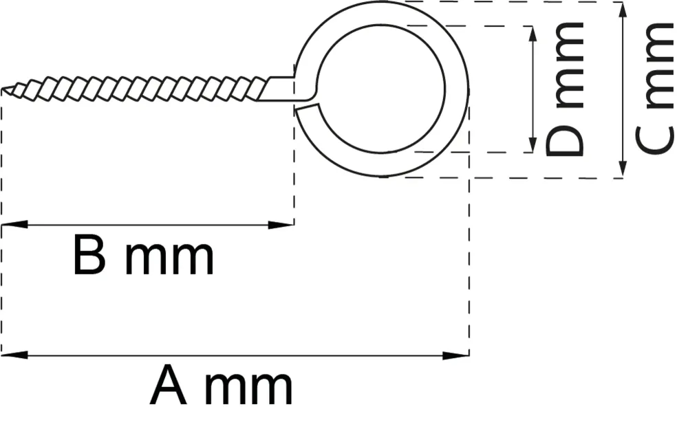 FÖRANKRINGSÖGLA 432 EFZ 150MM