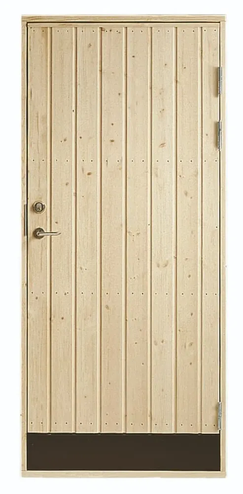 FÖRRÅDSDÖRR RAK 18° 09X19 HÖGER OBEHANDLAD