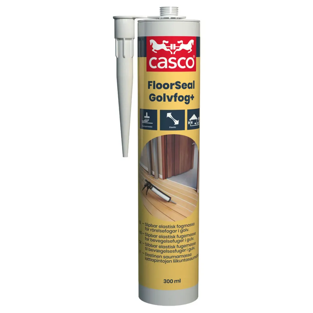 GOLVFOG CASCO FLOORSEAL+ MÖRKT TRÄ 300ML