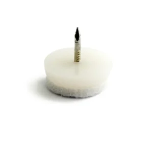 GOLVSKYDD MED SPIK 104 VIT 37MM 4ST