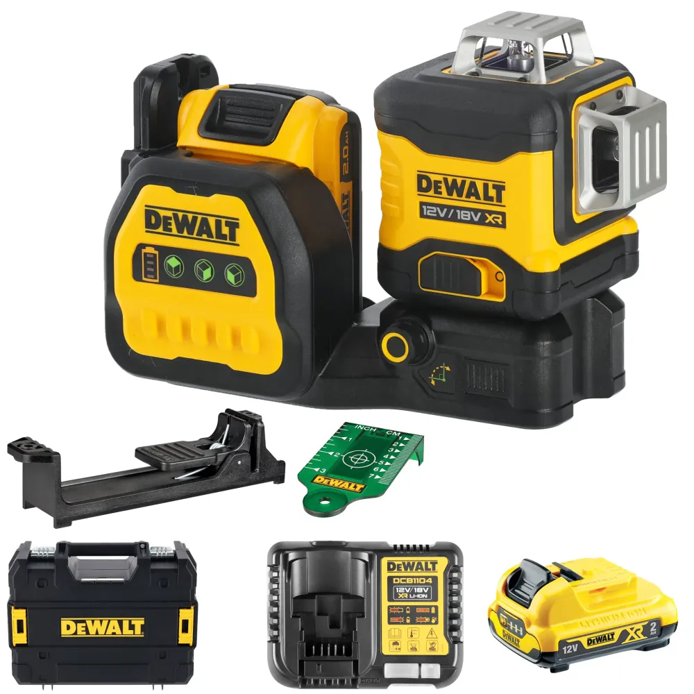 Grön lasernivå Dewalt DCE089D1G18-QW 12/18V 2Ah