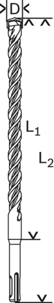 HAMMARBORR SDS P-5 5X110MM 1ST