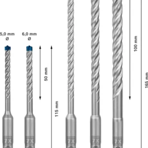 HAMMARBORRSET PLUS-7X 5-10MM 5ST
