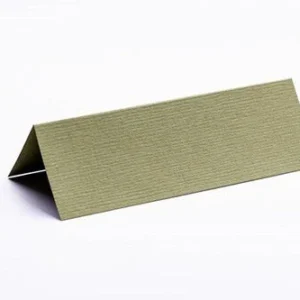 HOBBY2YOU Bordkort 10x7cm oliven tekstureret 10stk.